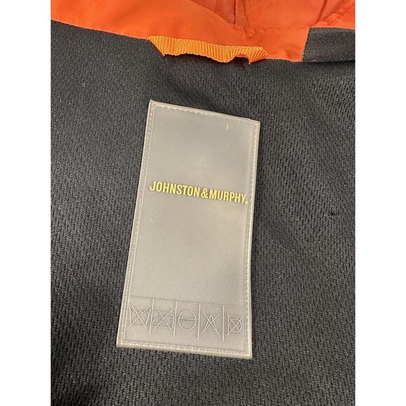 Johnston & Murphy Men's Jacket Size L Rust Orange Soft Shell - Picture 7 of 16